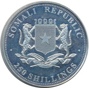 250 Shillings St. Bernard obverse image