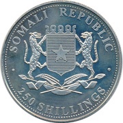 250 Shillings Basset Hound obverse image