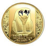 250 Shillings The Treasures of Tutankhamun - (Statue of Horus the Elder obverse image