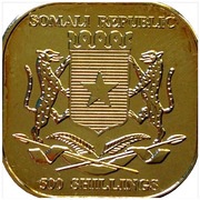 500 Shillings Pope John Paul II obverse image