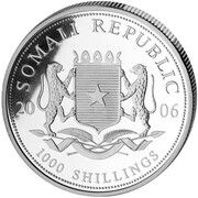 1000 Shillings Elephant obverse image