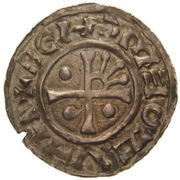 Denar - Boleslaus II the Pious, Bohemia, 967-999 reverse image
