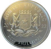 2000 Shillings Leopard; Silver obverse image