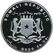 5000 Shillings Sedov obverse image