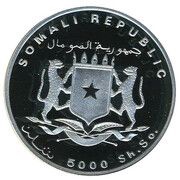 5000 Shillings Eagle obverse image