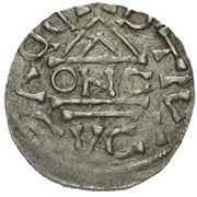 Denar - Boleslaus II the Pious, Bohemia, 967-999 reverse image