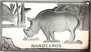 10 000 Shillings Rhinoceros, Somalia, 1999 reverse image