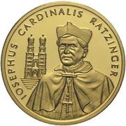 25 Dollars Iosephus Cardinalis Ratzinger - Pope Benedikt XVI reverse image