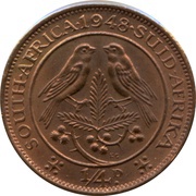 ¼ Penny - George VI SOUTH AFRICA - SUID AFRIKA reverse image