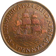 ½ Penny - George V ½ Penny ½ reverse image
