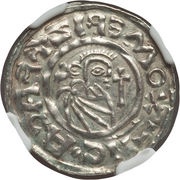 Denar - Boleslaus II the Pious, Bohemia, 967-999 reverse image