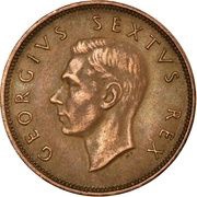 ½ Penny - George VI obverse image