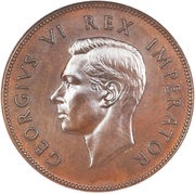 1 Penny - George VI obverse image