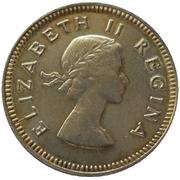 3 Pence - Elizabeth II 1st portrait obverse image