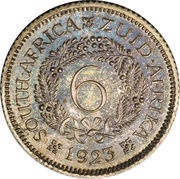 6 Pence - George V reverse image