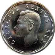 6 Pence - George VI SUID AFRIKA - SOUTH AFRICA obverse image