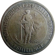 1 Shilling - George V 1 Shilling 1, South Africa, 1923-1924 reverse image