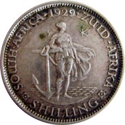 1 Shilling - George V Zuid Afrika, South Africa, 1926-1930 reverse image