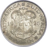 1 Florin - George V, South Africa, 1923-1930 reverse image