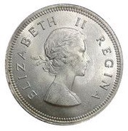 2 Shillings - Elizabeth II 1st portrait obverse image