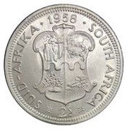 2 Shillings - Elizabeth II 1st portrait, South Africa, 1953-1960 reverse image