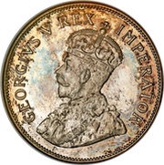 2½ Shillings - George V 2½ Shillings, SUID-AFRIKA obverse image