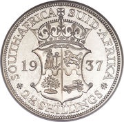 2½ Shillings - George VI 2½ Shillings, IMPERATOR, South Africa, 1937-1947 reverse image
