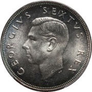 2½ Shillings - George VI 2½ Shillings, SEXTVS REX obverse image