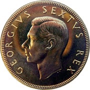 ½ Pound - George VI obverse image