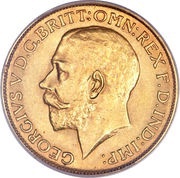 1 Sovereign - George V obverse image