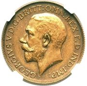 1 Sovereign - George V Pattern obverse image