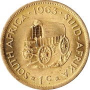 1 Cent 1st decimal series reverse image