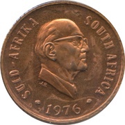 1 Cent Jacobus Johannes Fouché, South Africa, 1976 obverse image