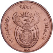 1 Cent ISEWULA AFRIKA obverse image