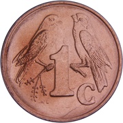 1 Cent ISEWULA AFRIKA, South Africa, 2000-2001 reverse image
