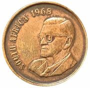 2 Cents English Legend - SOUTH AFRICA obverse image