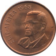 2 Cents Afrikaans Legend - SUID-AFRIKA obverse image