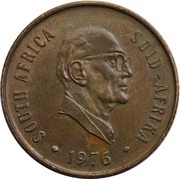 2 Cents Jacobus J. Fouché obverse image