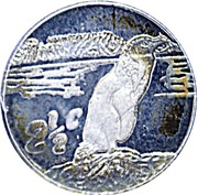 2½ Cents African Penguin reverse image