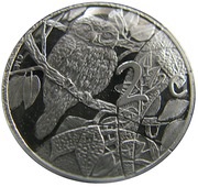 2½ Cents Owl, South Africa, 2004 reverse image