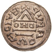 Denar - Boleslaus II the Pious, Bohemia, 967-999 reverse image
