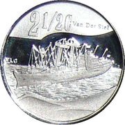 2½ Cents Van Der Stel, South Africa, 2011 reverse image