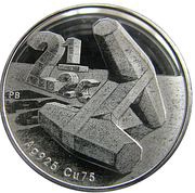 2½ Cents Dolos reverse image