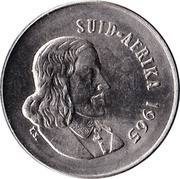 5 Cents Afrikaans Legend - SUID-AFRIKA obverse image