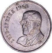 5 Cents Charles Swart; Afrikaans Legend - SUID-AFRIKA obverse image