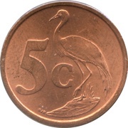 5 Cents Ningizimu Afrika reverse image
