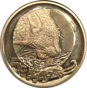 5 Cents Leopard - African Legend, South Africa, 2004 reverse image