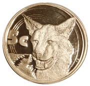 5 Cents African Wild Dog, South Africa, 2005 reverse image