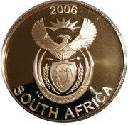 5 Cents Black-backed Jackal obverse image
