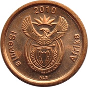 5 Cents iSewula Afrika, South Africa, 2010 obverse image